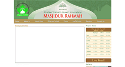 Desktop Screenshot of masjidurrahmah.com